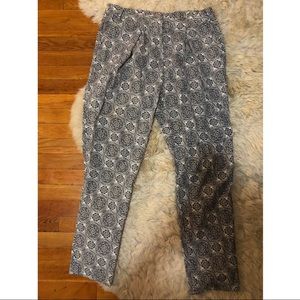 Forever 21 pocket light pants black white L